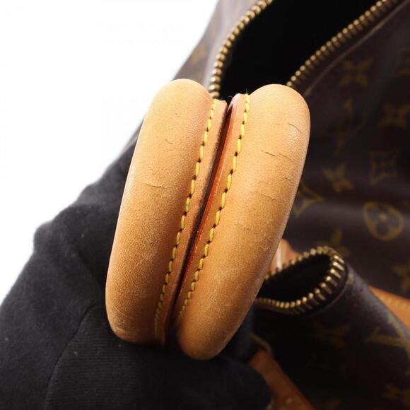 LOUIS VUITTON Brown Monogram Leather Boston Bag - Picture 9 of 11